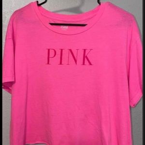 Pink Crop Top